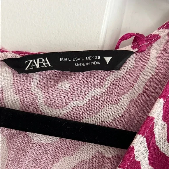 Zara Pink and White dress - Picture 3 of 5